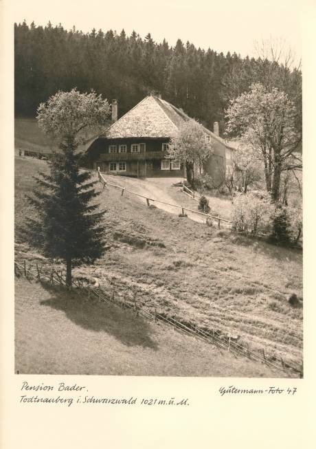 Historischer Hochschwarzwaldhof in typischer Hanglage